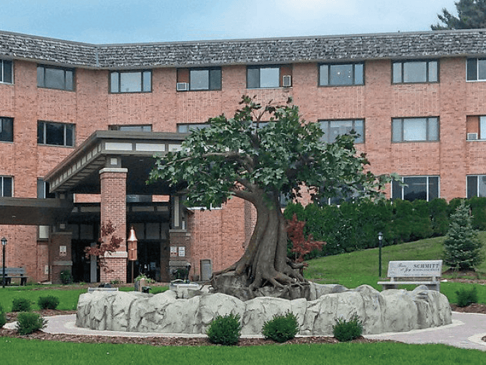 Picture of Schmitt Woodland Hills with the Tree of Life in front